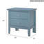 Table de chevet avec tiroirs Teal Elegance-142462429