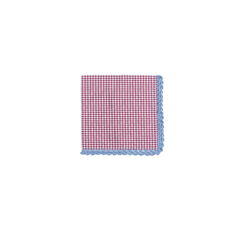 Serviette Flores Crochet