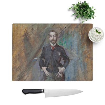 Portrait of John Singer Sargent by Giovanni Boldini Chopping Board