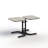 Extendable Metal Base Dining Table