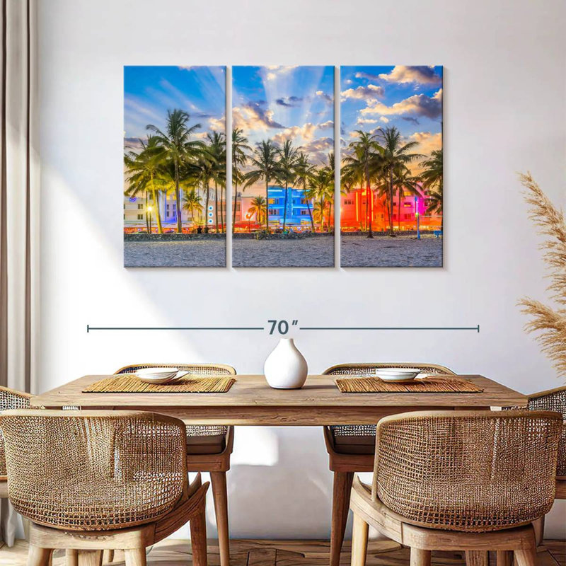 Sirci Ocean Drive Miami, H 36 po x l 57 po