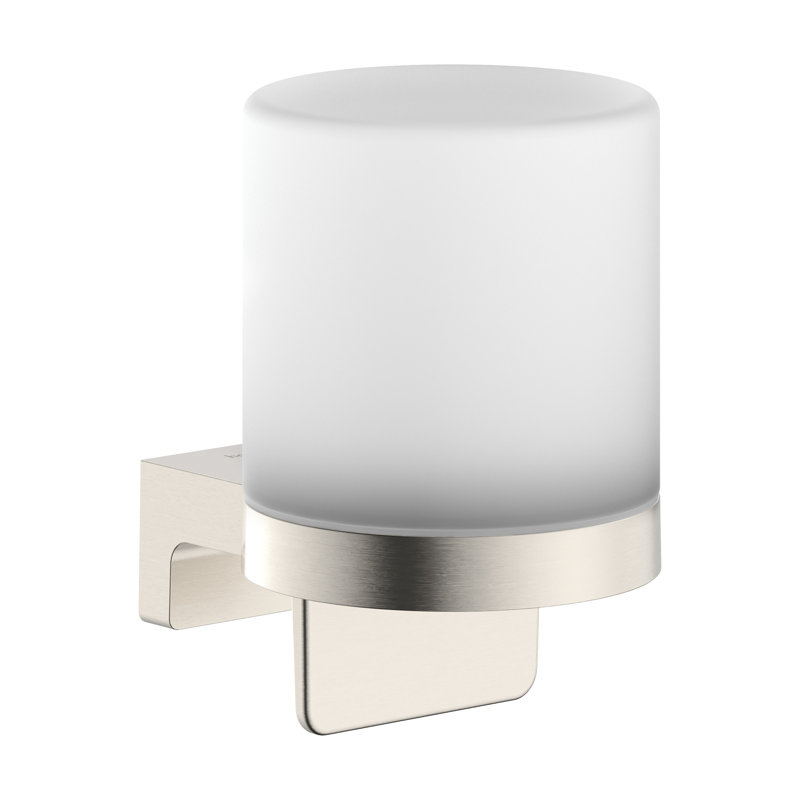Distributeur de savon liquide en nickel brossé hansgrohe AddStoris S, Brushed Nickel