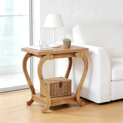 Table d'appoint moderne, table basse à 2 niveaux, table de bout