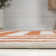 Isibeal Modern Classic Mitre Stripe Terracotta/Ivory Rug