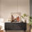 Vintage Cream-Style Porch Cabinet 62.9'' Sideboard