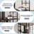 Loft Kids Bed with Desk and Bookcases-114308623-114308622