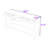 Modern Console Table with Storage Drawers, Wavy Design and Open Shelf for Entryway or Living Room-1815741082