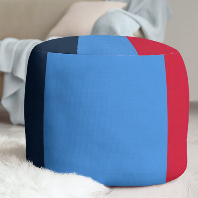 Tennessee Football Upholstered Ottoman