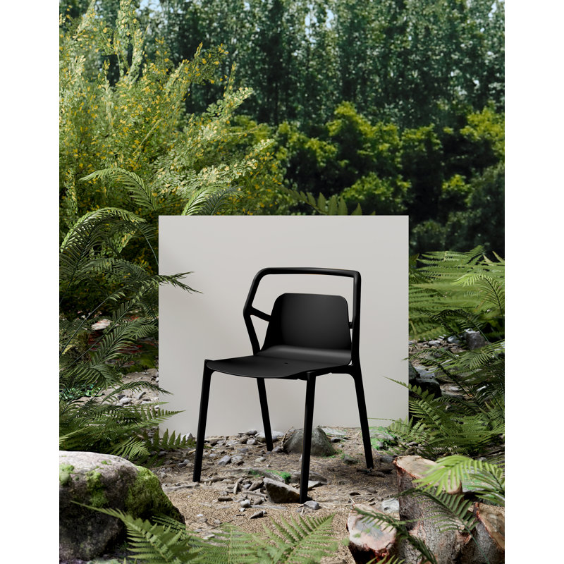 Chaise d'appoint Aspin, Noir, noir, noir, noir