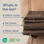 Ensemble de draps de qualité supérieure, doux et infroissables - Ensemble de draps de luxe ultra doux et de qualité supérieure-127309074-127309064
