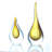 Stretched Neck Vase-Amber-Sm