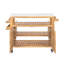 Chariot-bar d'extérieur en bois d'acacia pour patio-129458730