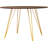 Williams Walnut Round Metal Base Dining Table-20692270-14968221-35832321