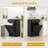 Lynnsay Tilt Out Trash Cabinet, Hidden Garbage Bin Cabinet with Drawer-1436775764