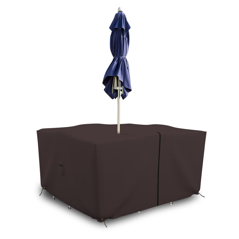 Outdoor Cover, Coffee, 76.2cm H x 114.3cm W x 114.3cm D