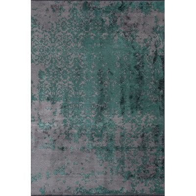 Tapis vert / gris Rapture