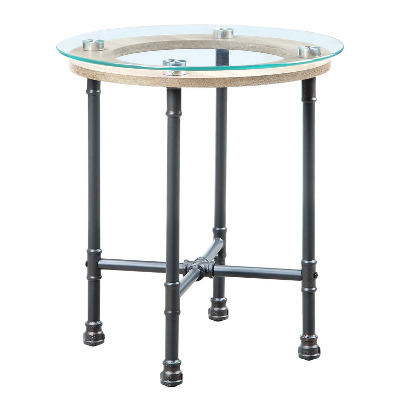 Padley Glass Top Living Room Table Set