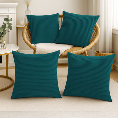 Luxury Velvet Pattern Cushion Cover (Pack of 4)