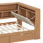 Lit de jour avec rangement et tête de lit tapissier avec rangement-114217448-114217447