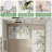 Anti Fatigue Non-skid Waterproof Kitchen Mats Set Of 2 Green Eucalyptus Kitchen Rugs For Floor