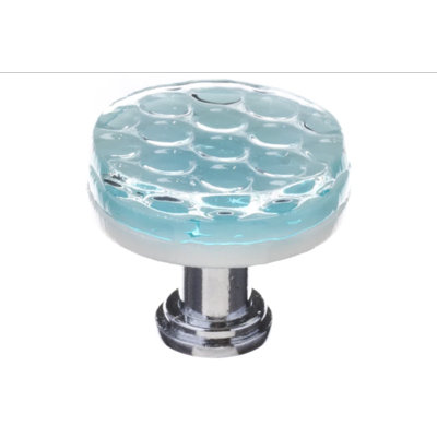 Poignée ronde texturée nid d'abeille 1 1/4 po de diamètre