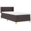  Lit sommier tapissier avec matelas blanc et brun foncé 35,4 po x 74,8 po-553354343