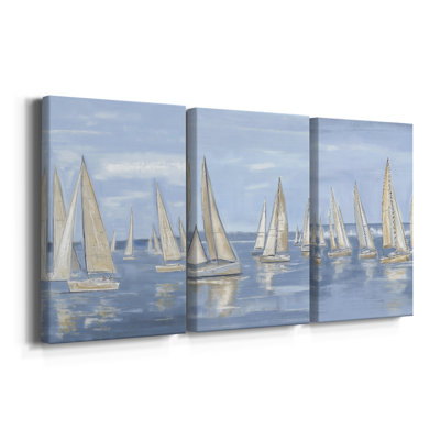 NAUTICAL Series VII - Toile tendue avec châssis sur mesure - 3 pièces