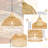 16'' 2-Light Hand-Woven Rattan Pendant Light