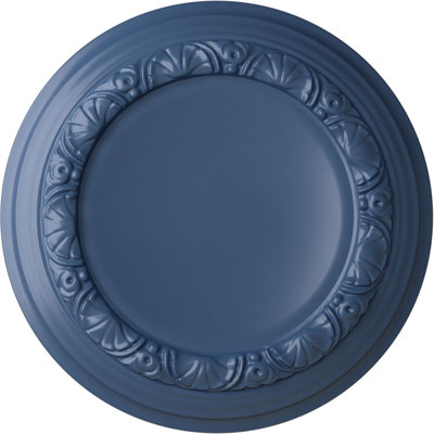 Endurathane Carlsbad Celing Medallion, 12 1/2"OD x 1 1/2"P (Fits Canopies up to 7 7/8"), Hand-Painted Americana Finish