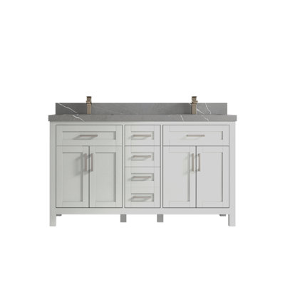 Ensemble de meuble-lavabo double 60 po Cambridge