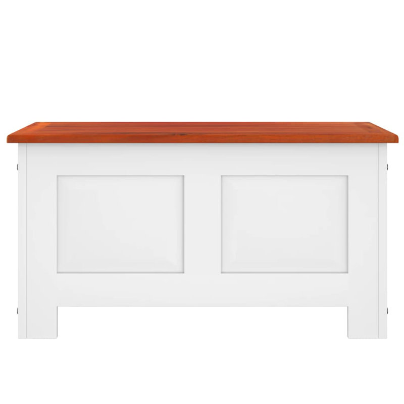 Camp Trunk / Footlocker, Brown/White
