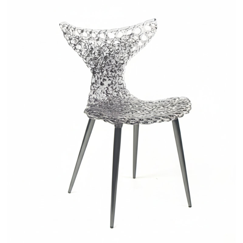 Chaise parsons DAINTE Stitch, Noir, Noir