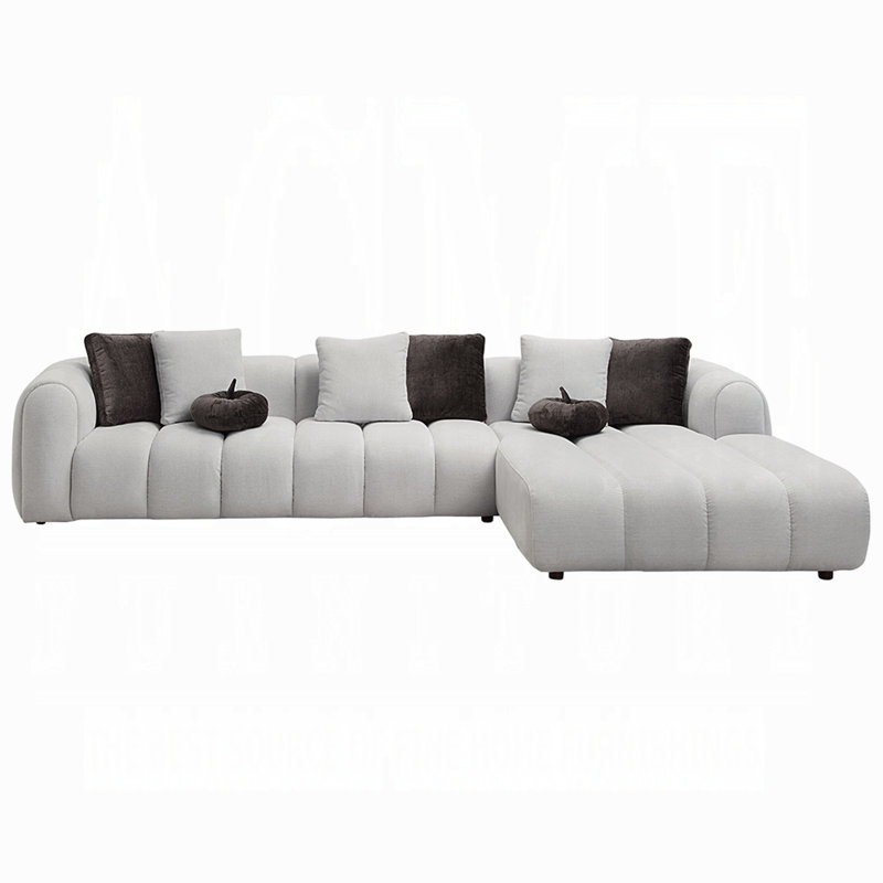 Manilla Sectional Sofa W/8 Pillows