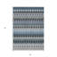 Tapis gris anthracite lavable 5 pi x 8 pi Sud-Ouest