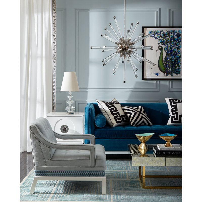 Lampe de table Jonathan Adler Claridge, Gris huître