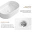 Lavabo de salle de bain ovale, lavabo vasque pour salle de bain moderne