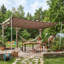Sun Shade Sail, Shade Cloth Sun Shade Net 9.84x9.84ft 16 Reinforced Grommets Shade Trap