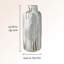 Embossed Leaves Ceramic Table Vase