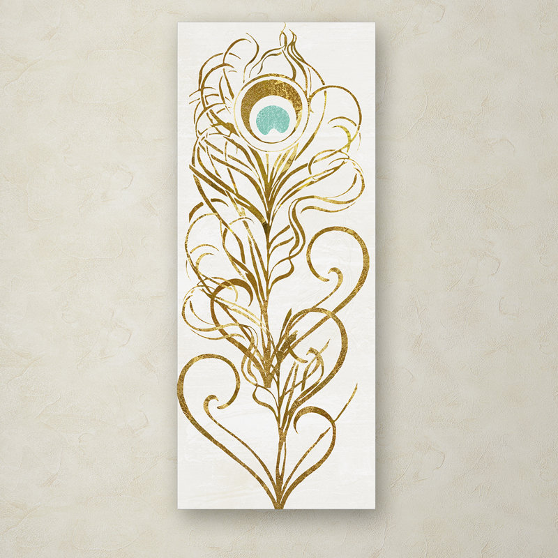 "Jadaya Of A Feather II" par Color Bakery, impression sur toile tendue, H 47 po x l 20 po x P 2 po