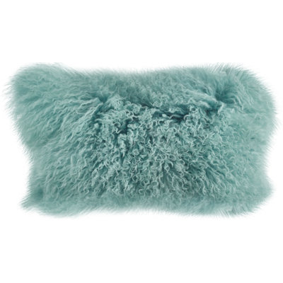 Iyana Lamb Wool Rectangular Pillow Cover & Insert