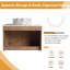 Meuble-lavabo mural simple 30 po avec lavabo en céramique Greythor -288999558-288999554