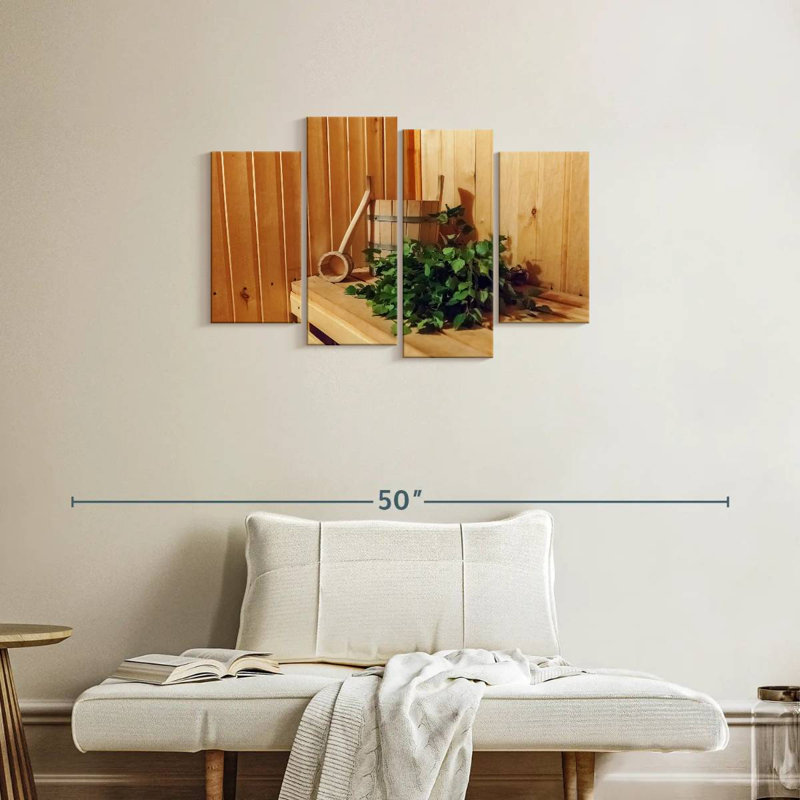 Lilie aux herbes de sauna finlandaises, H 22 po x l 36 po