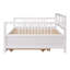 Lit de jour pleine grandeur avec lit gigogne simple, fabrication en bois de qualité supérieure pour la durabilité et le confort, parfait pour les intérieurs modernes et classiques.-868461823