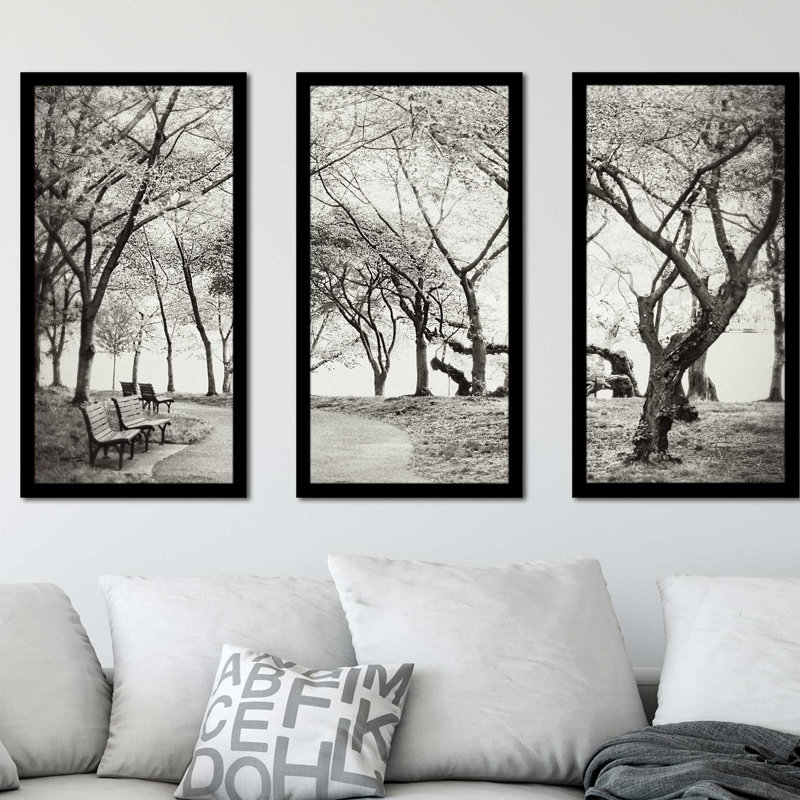 Path Path - Reproduction de photo avec cadre photo, L 52,5 po x H 33,5 po x P 1 po