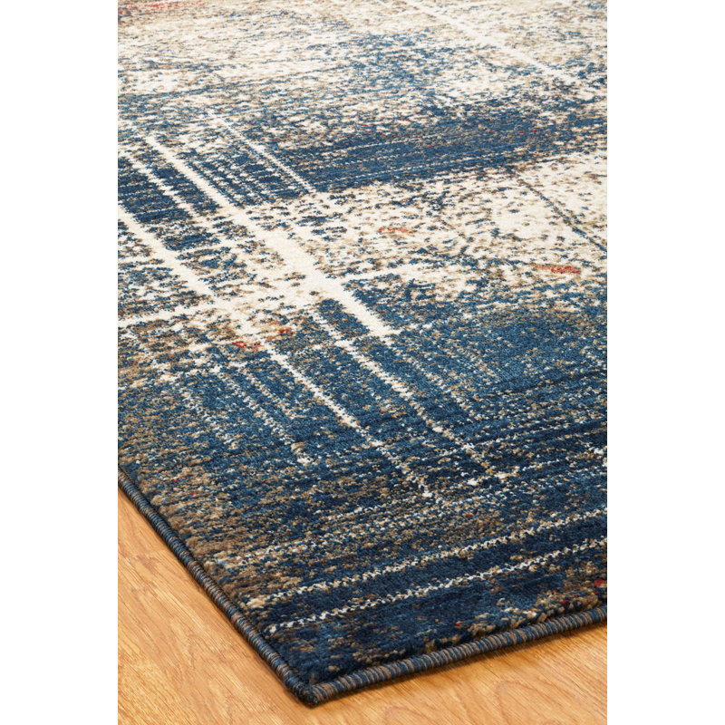 Desert Abstract Area Rug, Round 6'