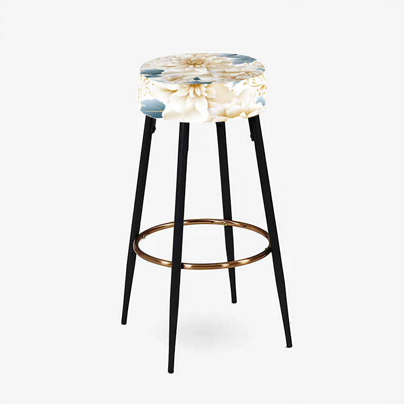 Ensemble de 2 tabourets de bar subtils Mandalas Ii Boho
