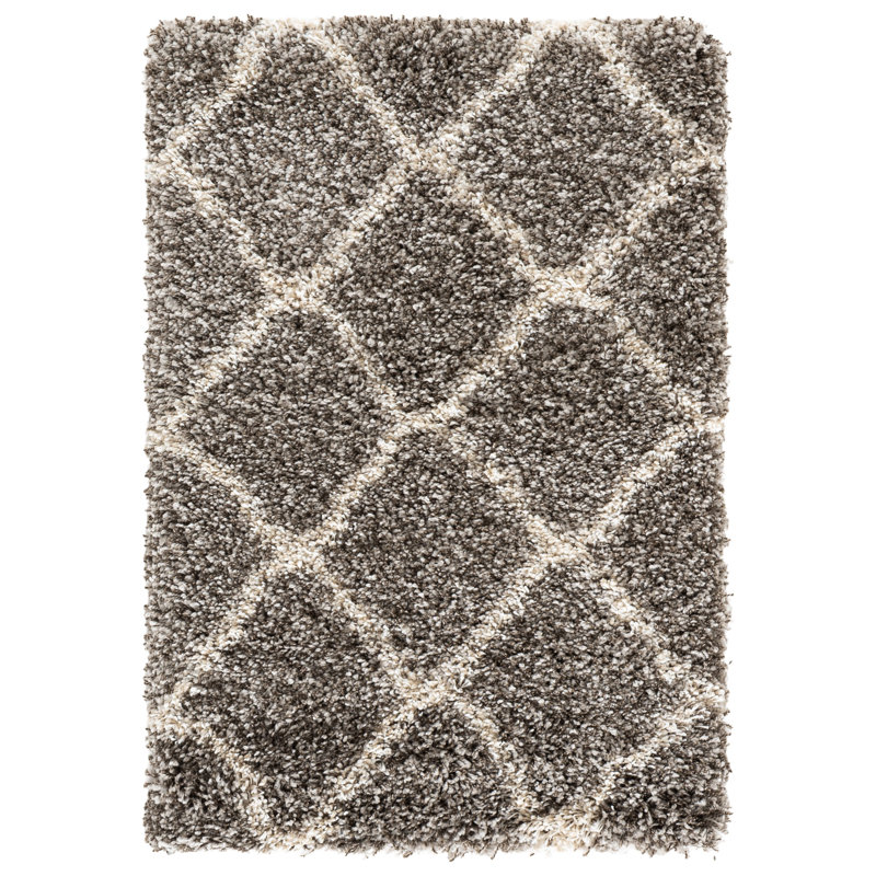 Darrol Hudson Shag Performance Geometric Rug, Rectangle 2' x 3'