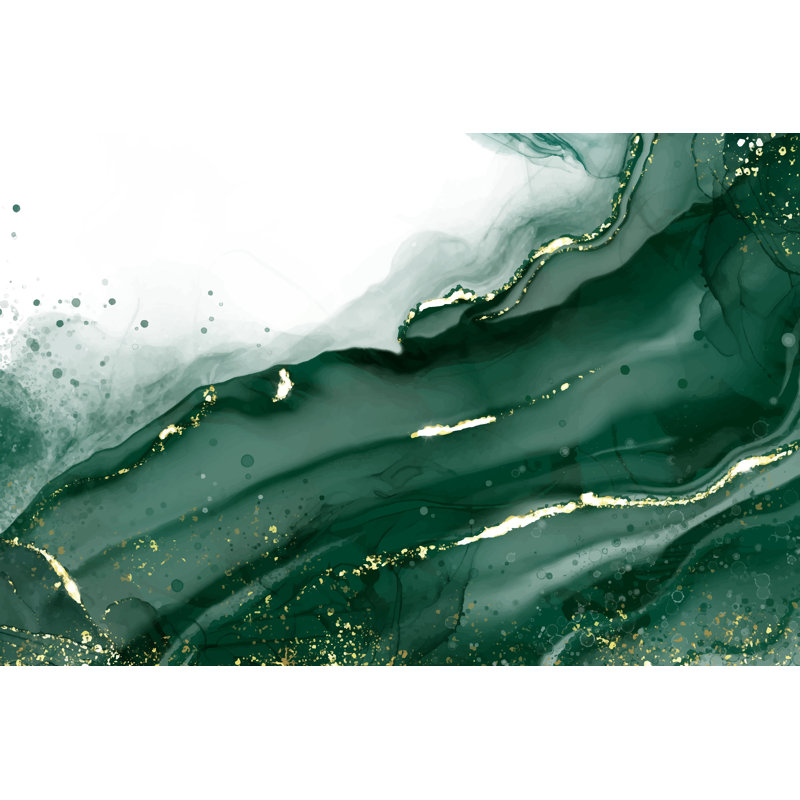 Liquid Marble Background by Liquid Marble Background - Wrapped Canvas Print, 51cm H x 76cm W x 3.8cm D