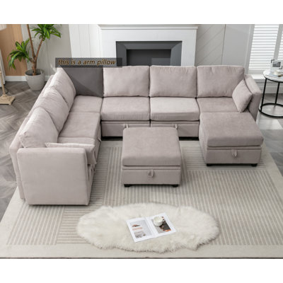 Calkins Upholstered Sofa Sectional