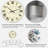 Beige Triangluar Rhythm - Patterned Wall Clock-1422439439